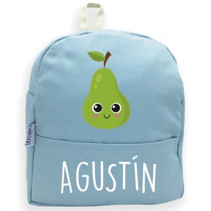 Mochila Pera com nome ou frase personalizados Rosa 02 2