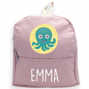  Mochila Polvo com nome ou frase personalizados Azul 02 2