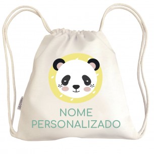 Bolsa com alças Urso Panda