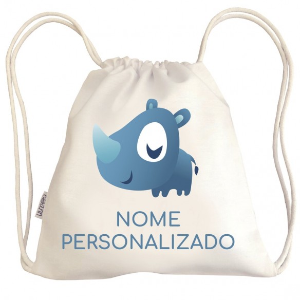 Bolsa com alças Rinoceronte