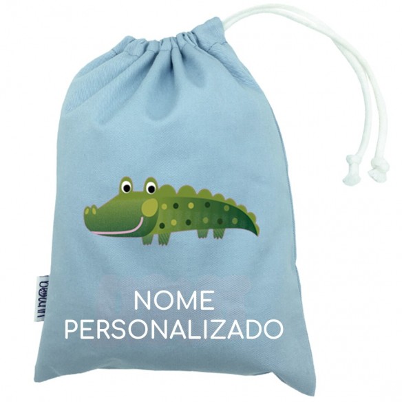Mini Bolsa Crocodilo