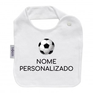 Babador bola com nome e frase personalizados