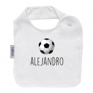 Babador bola com nome e frase personalizados 2