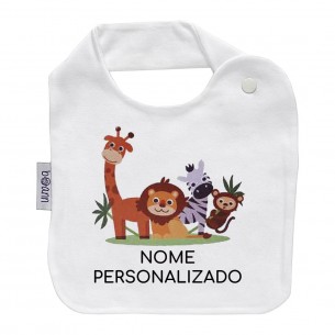 Babador com ZOO com nome ou frase personalizados 02 2