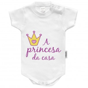 Body "A Princesa da casa" Manga Corta