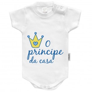 Body "O Principe da casa" Manga Corta