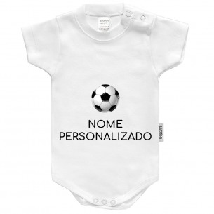 Body bola com nome e frase personalizados Manga Corta 02 2