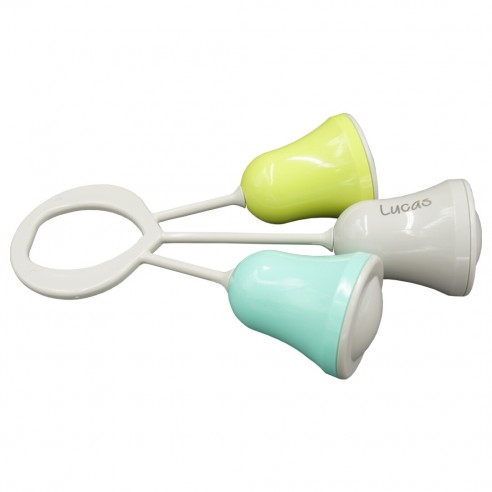 Chocalho com nome ou frase personalizados Menta 02