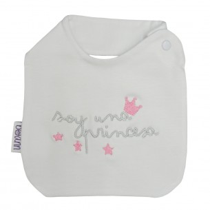 Babador Bordado "Sou uma princesa ou um Principe" Princesa