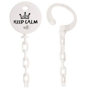 Corrente de chupeta "Mantenha a calma" 00 2