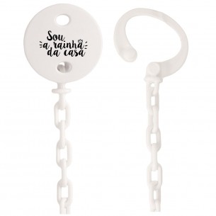 Corrente de chupeta  "Sou a rainha da casa" 00 2