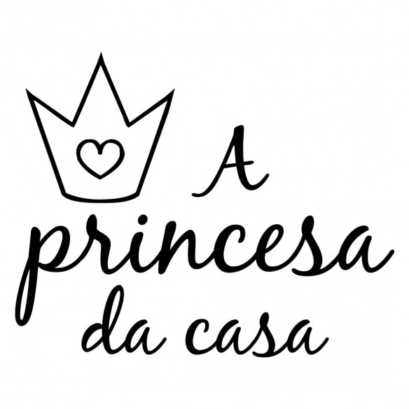  Corrente de chupeta  "A princesa da casa" 04