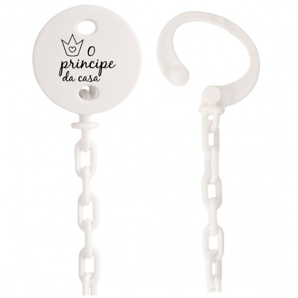  Corrente de chupeta "O principe da casa" 02