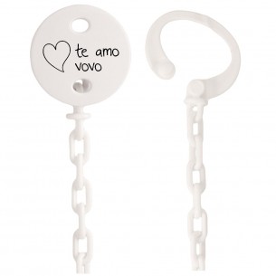 Corrente de chupeta  "Te amo vovo" 00 2