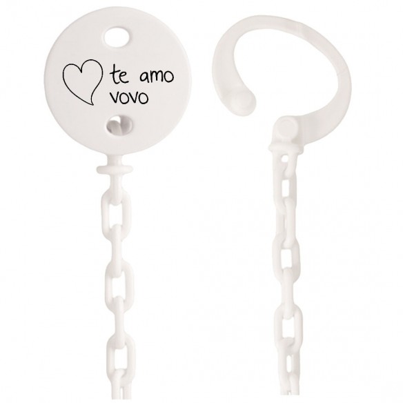  Corrente de chupeta  "Te amo vovo" 02