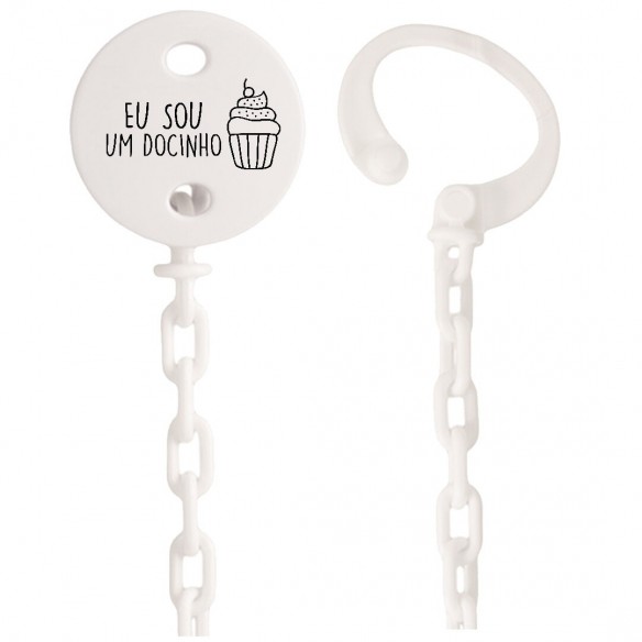  Corrente de chupeta "Eu sou um docinho" 02