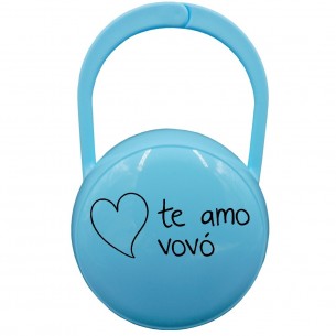 Caixa Porta-Chupetas "Te amo vovó" Azul