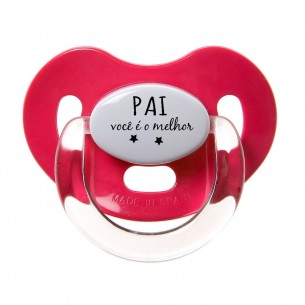 Azul Marino Chupeta PAI você é o melhor 2