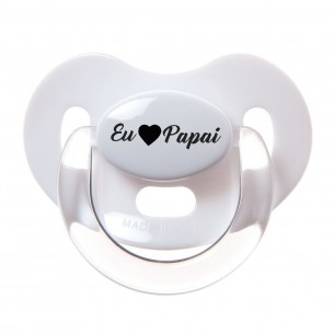 Rojo Chupeta Eu LOVE Papai 2