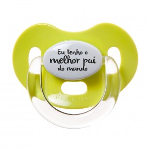 Turquesa Chupeta Eu tenho o melhor pai do mundo 2