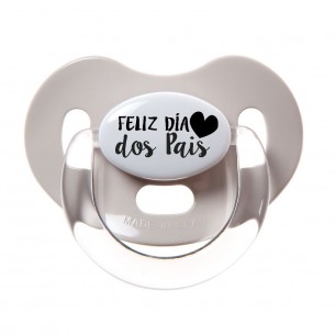 Azul Transparente Estrellas Chupeta FELIZ DIA dos Pais 2