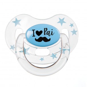 Negro Chupeta I LOVE Pai - Bigode 2