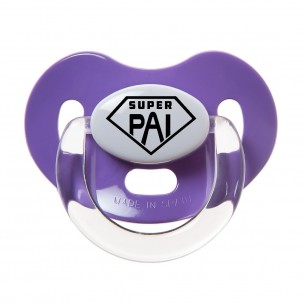 Morado Chupeta Super Pai