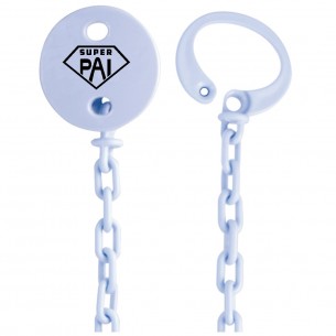 Corrente de chupeta Super Pai Blanco 2