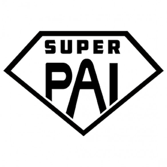 Corrente de chupeta Super Pai Frase