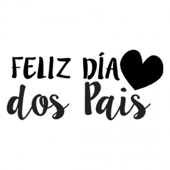 Conjunto Chupeta e corrrente FELIZ DIA dos Pais Frase