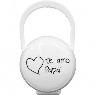 Caixa Porta-Chupetas te amo Papai Rosa 2