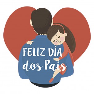 Babador FELIZ DIA dos Pais - Menina 2
