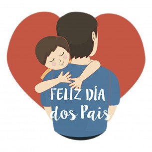 Babador FELIZ DIA dos Pais - Menino 2