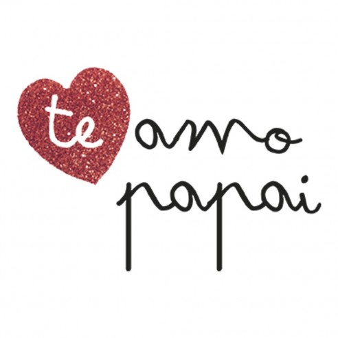 Body te amo Papai Frase