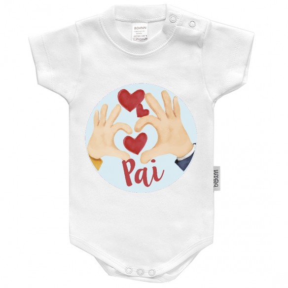 Body FELIZ DIA dos Pais Corto