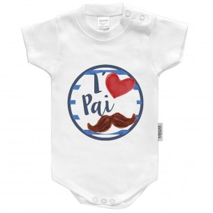 Body I LOVE Pai - Bigode Corto