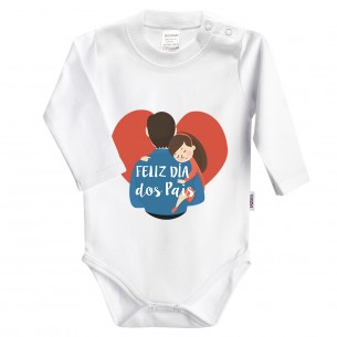 Body FELIZ DIA dos Pais - Menina Corto 2