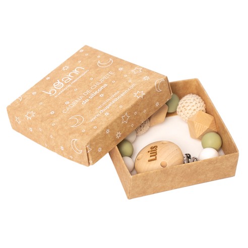 Corrente de Chupeta em silicone verde 02