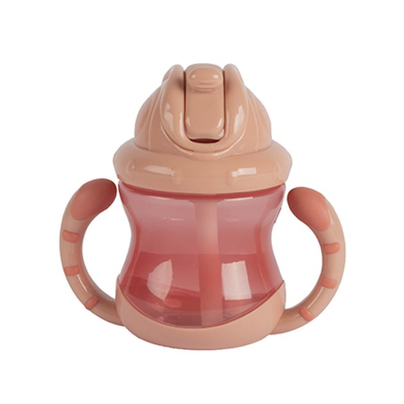 Copo Biberão com Canudo e Nome Personalizado