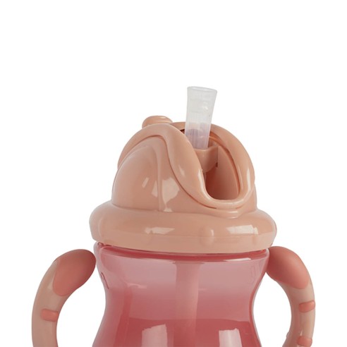 Copo Biberão com Canudo e Nome...