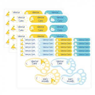 Etiqueta multiuso Lhama (Adesivo) com nome personalizado