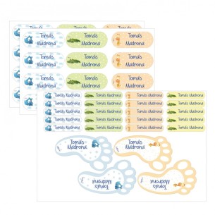 Etiqueta multiuso Zoológico (Adesivo) com nome personalizado